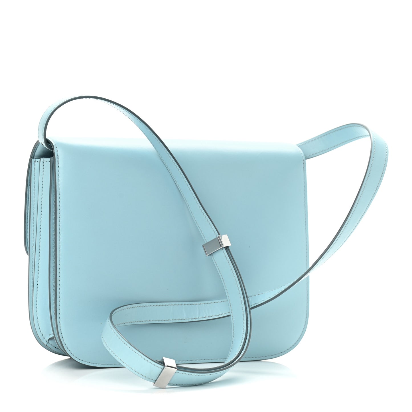 Box Calfskin Medium Classic Box Flap Bag Pool