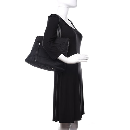 Prada Tessuto Nylon Bomber Tote Black 2 of 10