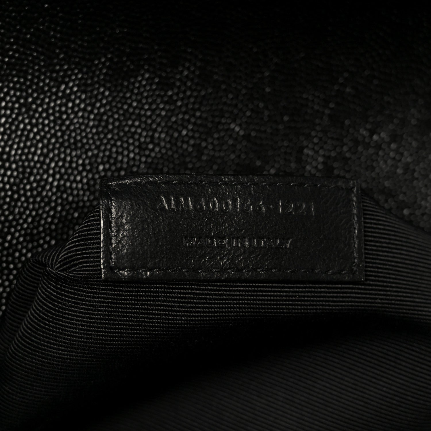 Saint Laurent Grain De Poudre Textured Mixed Matelasse Large Triquilt Monogram Satchel Black 8 of 11