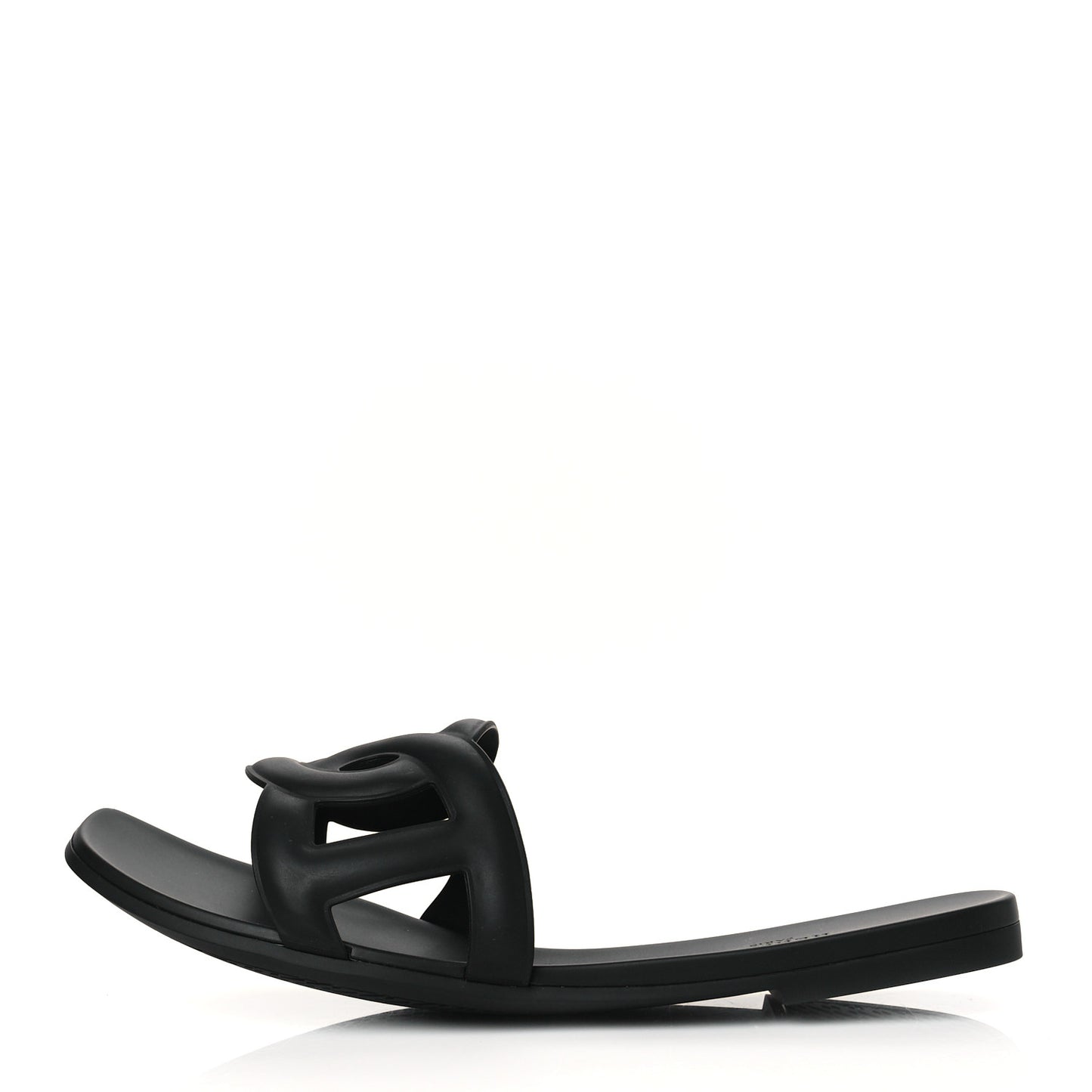 Rubber Aloha Sandals 40 Black