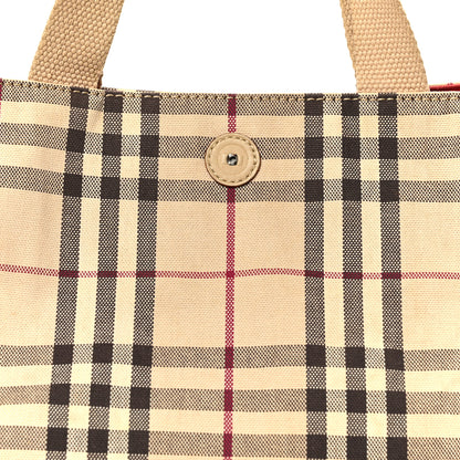 Burberry Vintage Check Tote Red 11 of 12