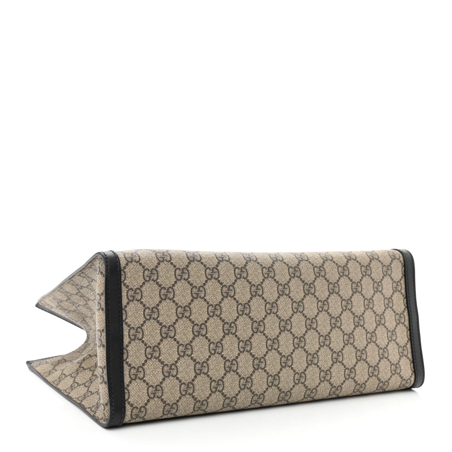 Gucci GG Supreme Monogram Medium Padlock Tote Black 4 of 14