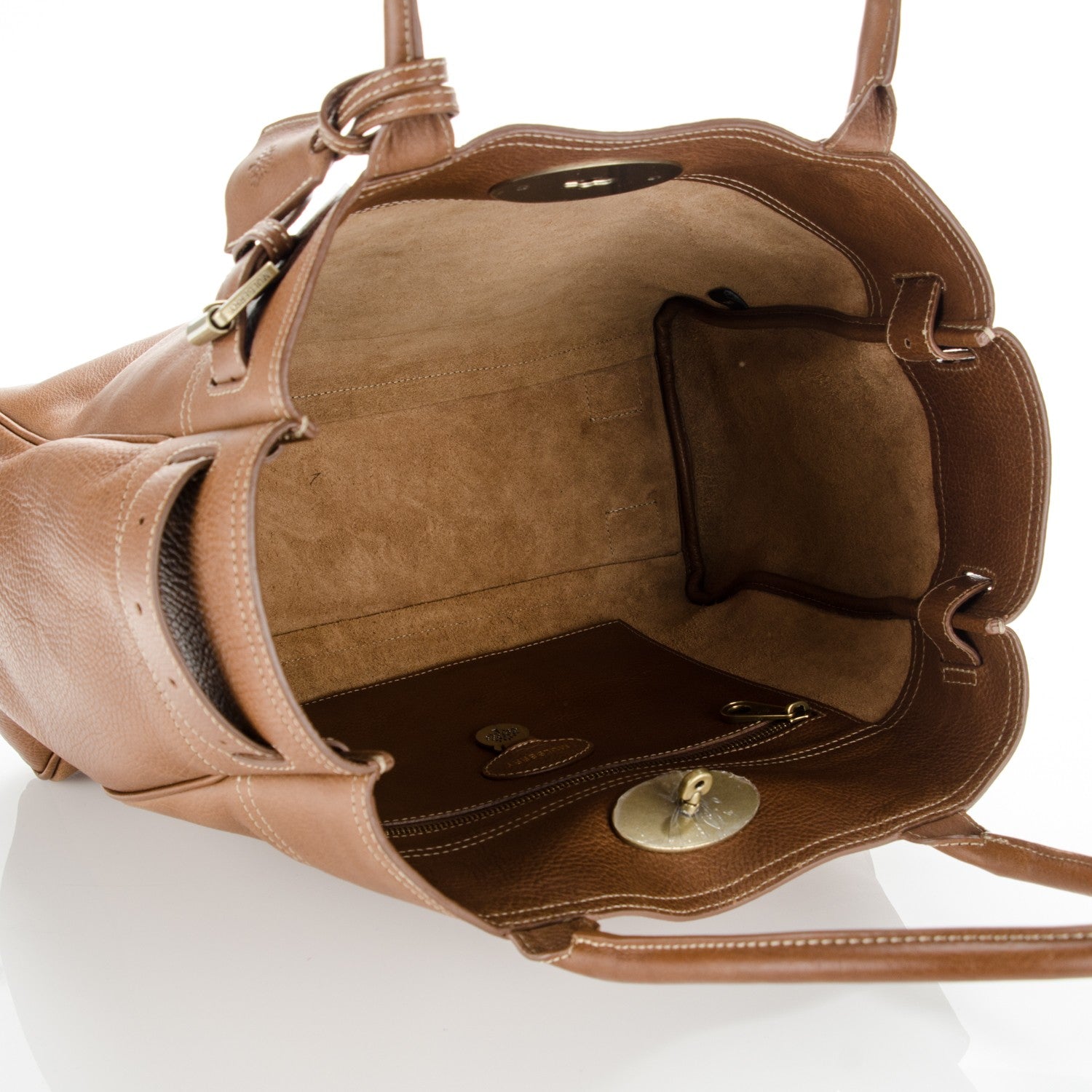 Mulberry Natural Leather Bayswater Tote Oak 5 of 7