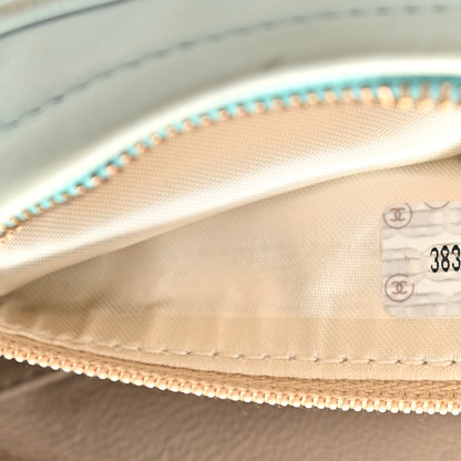 Chanel Lambskin Quilted CC Camera Case Light Blue 8 of 12