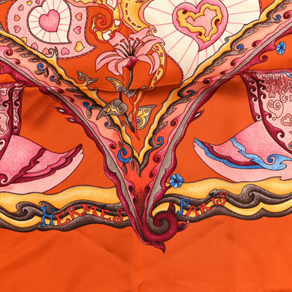 Hermes Silk De Tout Coeur Scarf 90 2 of 3