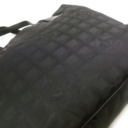 Chanel Nylon Large Travel Tote Black 5 of 11