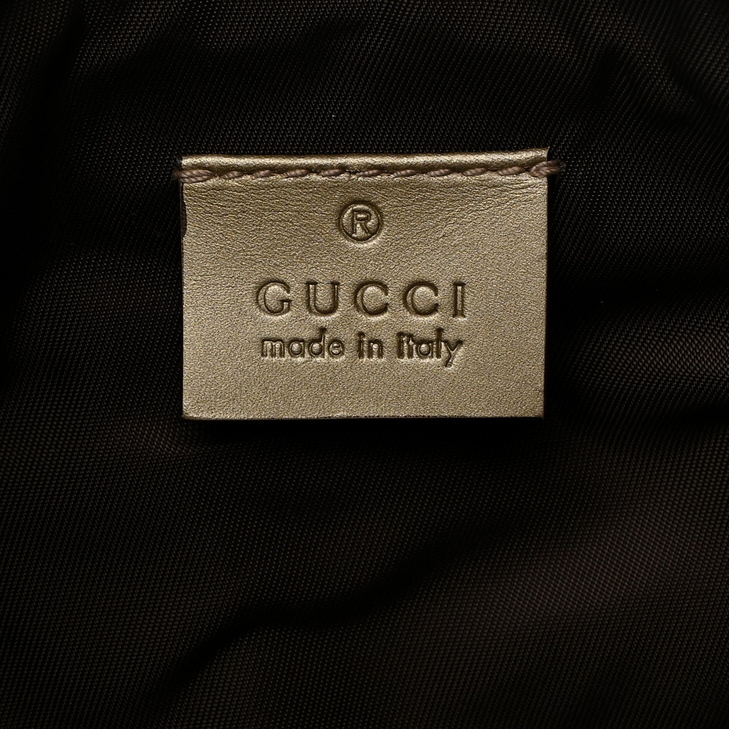 Gucci Guccissima New Britt Wristlet Gold 6 of 8