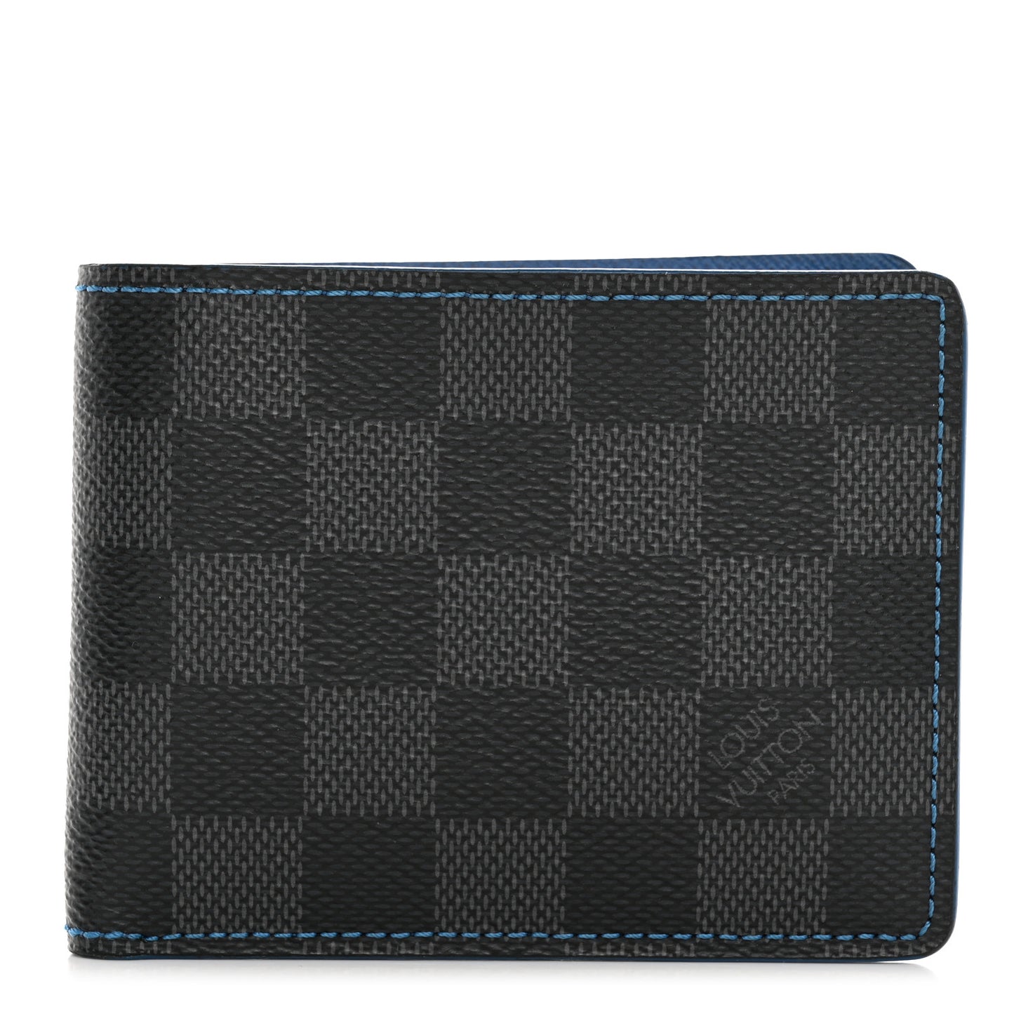 Damier Graphite Slender Wallet Blue