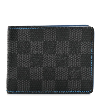 Louis Vuitton Damier Graphite Slender Wallet Blue 1 of 7