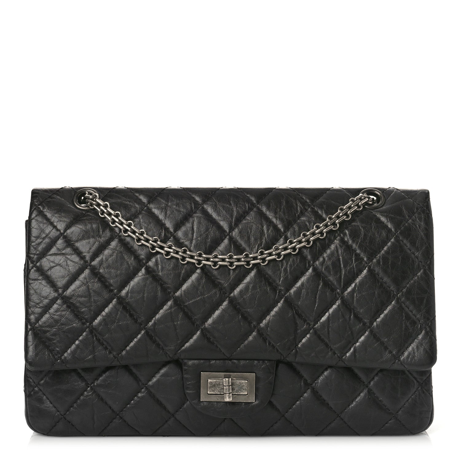 Chanel Aged Calfskin Quilted 2.55 Reissue 227 Flap Black 1 of 9