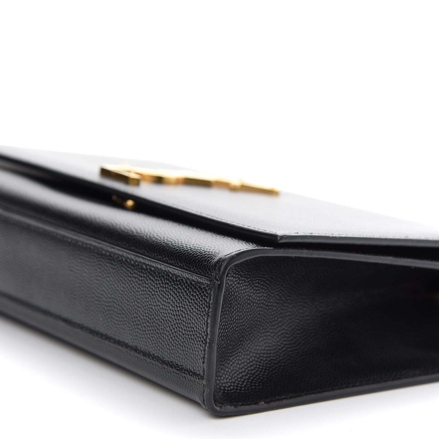 Grain De Poudre Medium Classic Monogram Kate Satchel Black