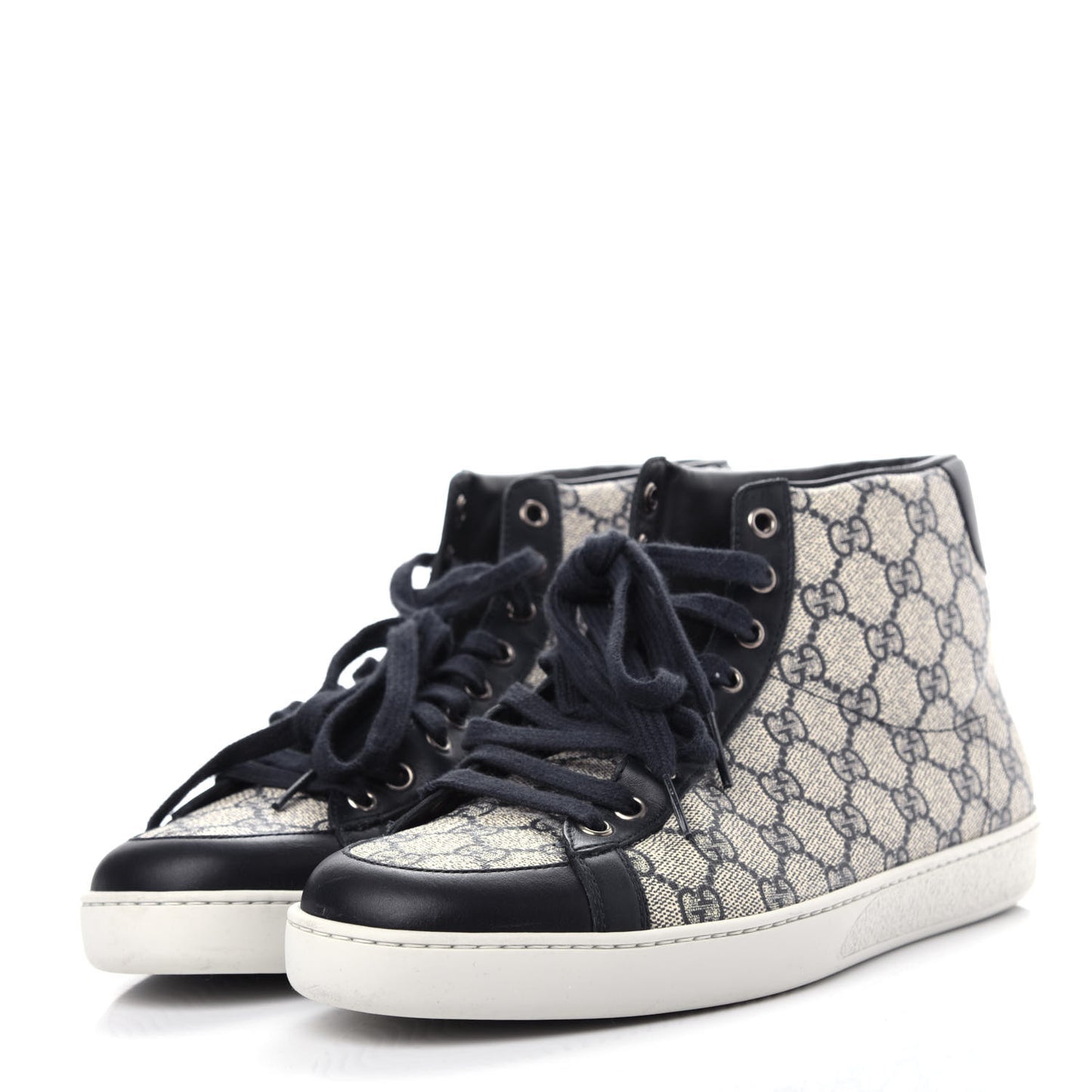 GG Supreme Monogram Mens Sneakers 8.5 Blue