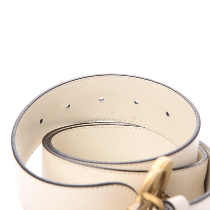 Gucci Calfskin Double G 40mm Belt 90 36 Mystic White 5 of 8