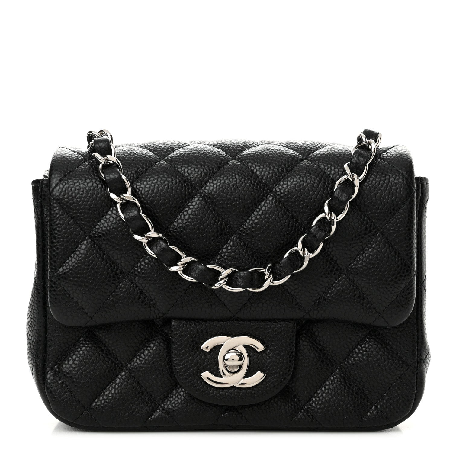 Chanel Caviar Quilted Mini Square Flap Black 1 of 11