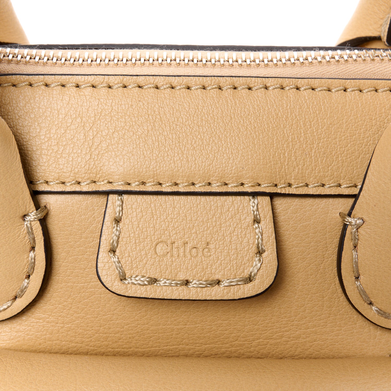 Chloe Buffalo Mini Edith Soft Tan 8 of 12