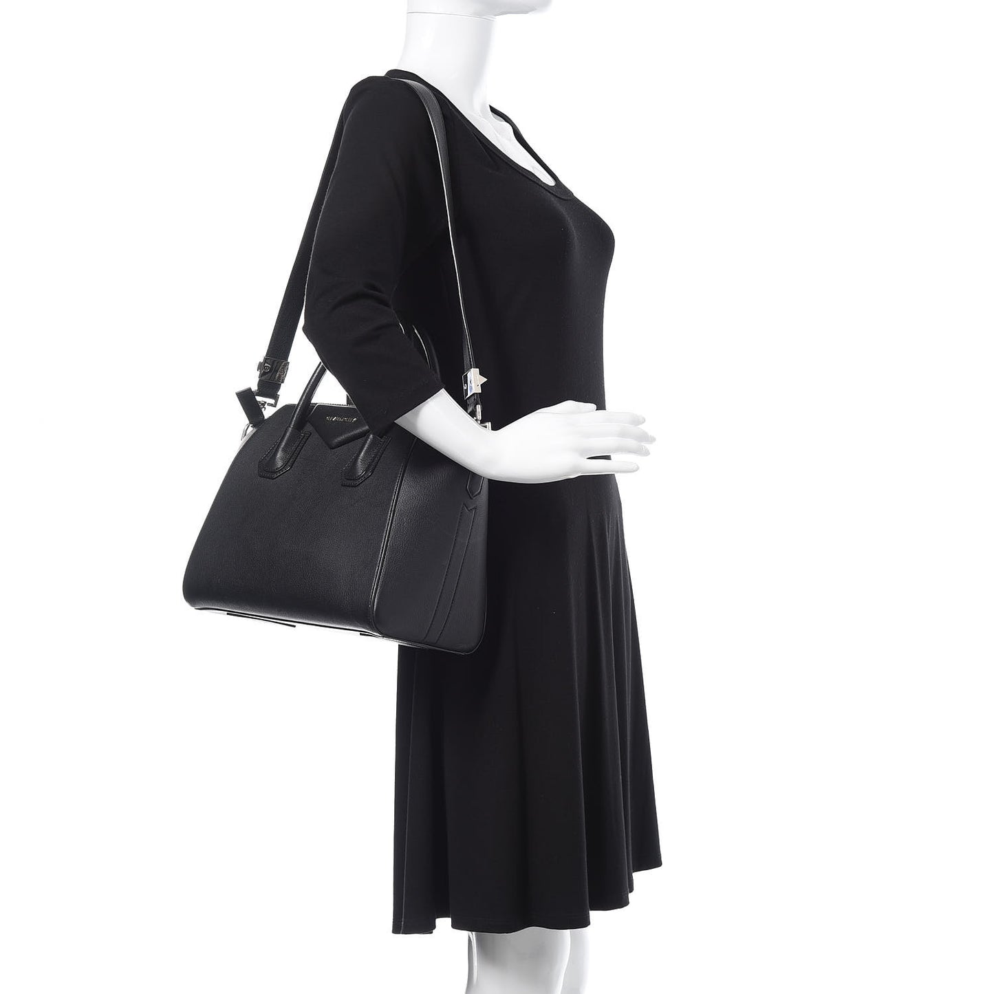 Sugar Goatskin Small Antigona Black