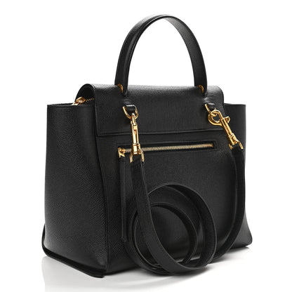 Celine Grained Calfskin Mini Belt Bag Black 3 of 12