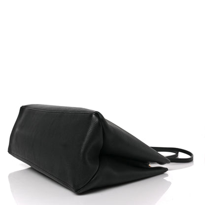 Louis Vuitton Grained Calfskin Lockme Shopper Black 8 of 8