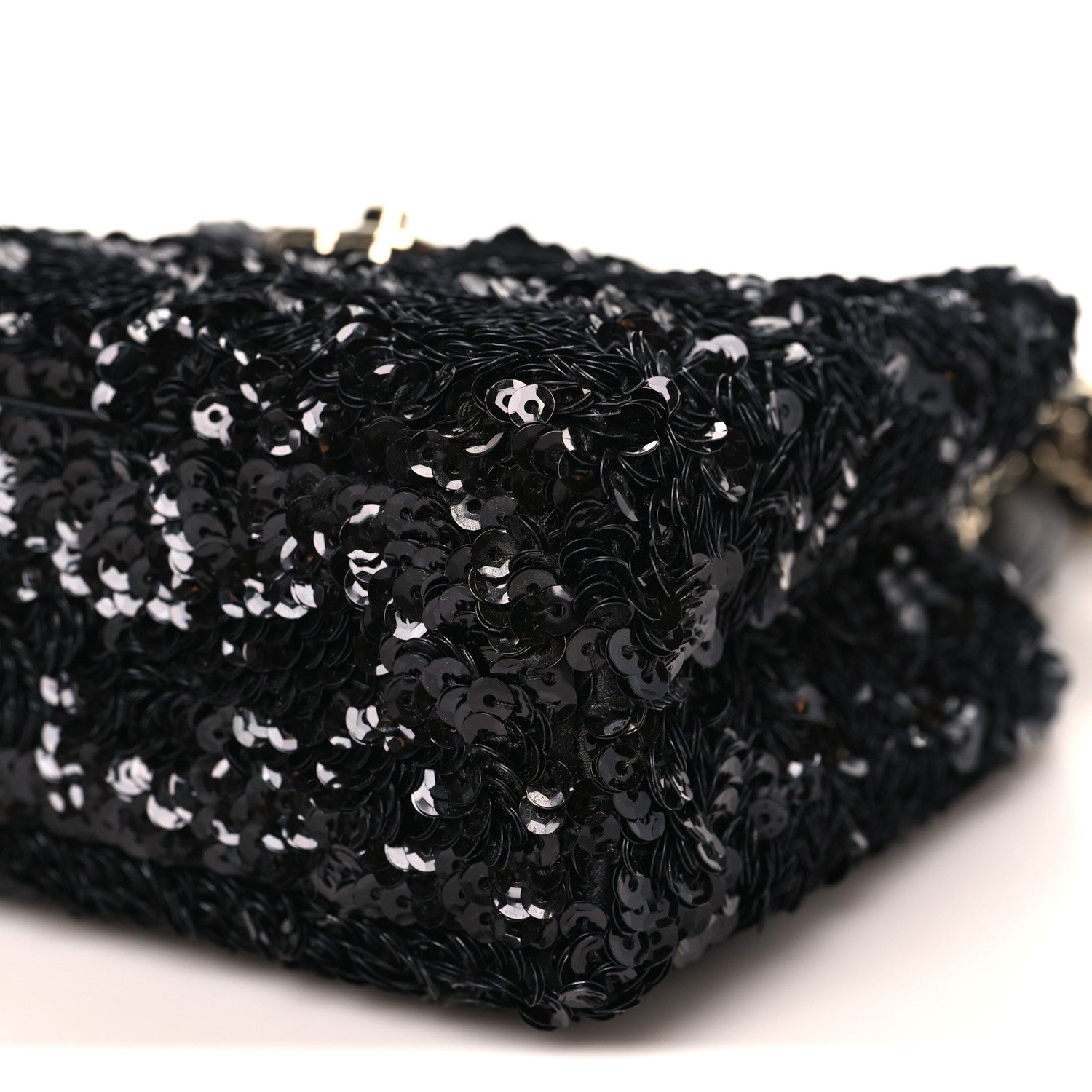 Chanel Sequin Nano Kelly Shopper Black 10 of 10