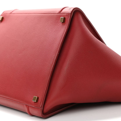 Celine Baby Grained Calfskin Medium Phantom Luggage Carmin 10 of 20