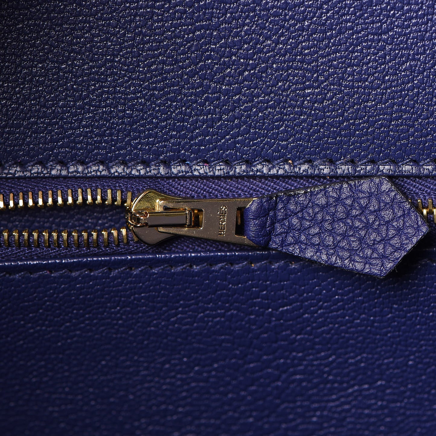 Togo Birkin 35 Bleu Encre