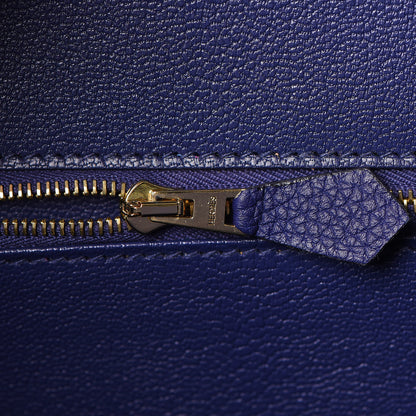 Hermes Togo Birkin 35 Bleu Encre 16 of 35