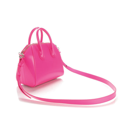 Givenchy Shiny Lord Calfskin Mini Antigona Shocking Pink 3 of 7