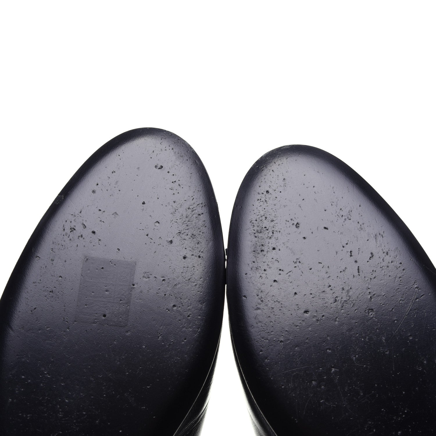 Chanel Lambskin Patent Cap Toe Ballerina Flats 40.5 Black 11 of 13