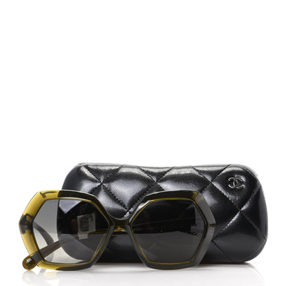 Chanel Acetate Round Sunglasses 5367 Olive 8 of 8