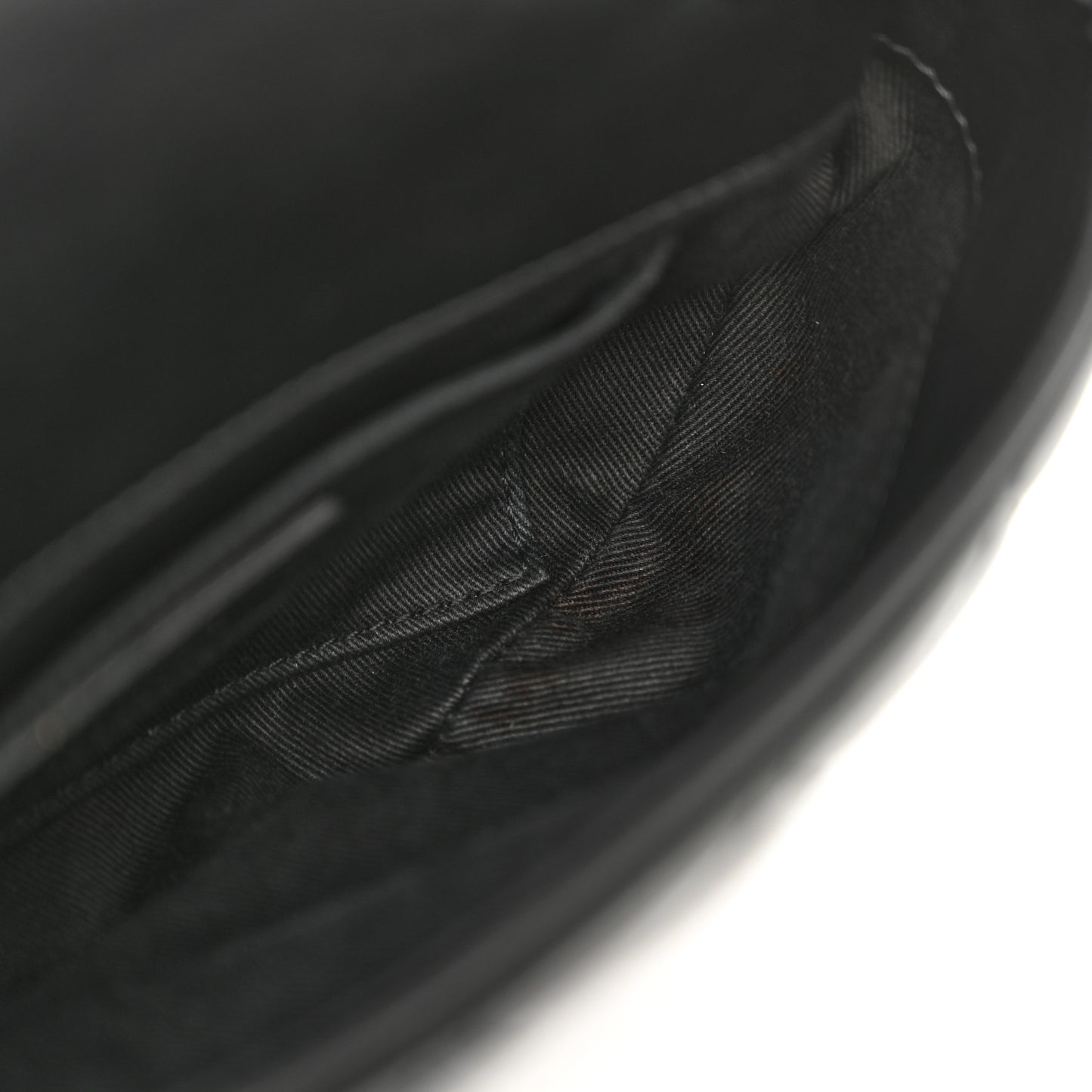Calfskin Quilted CC Uniform Flap Belt Bag Black
