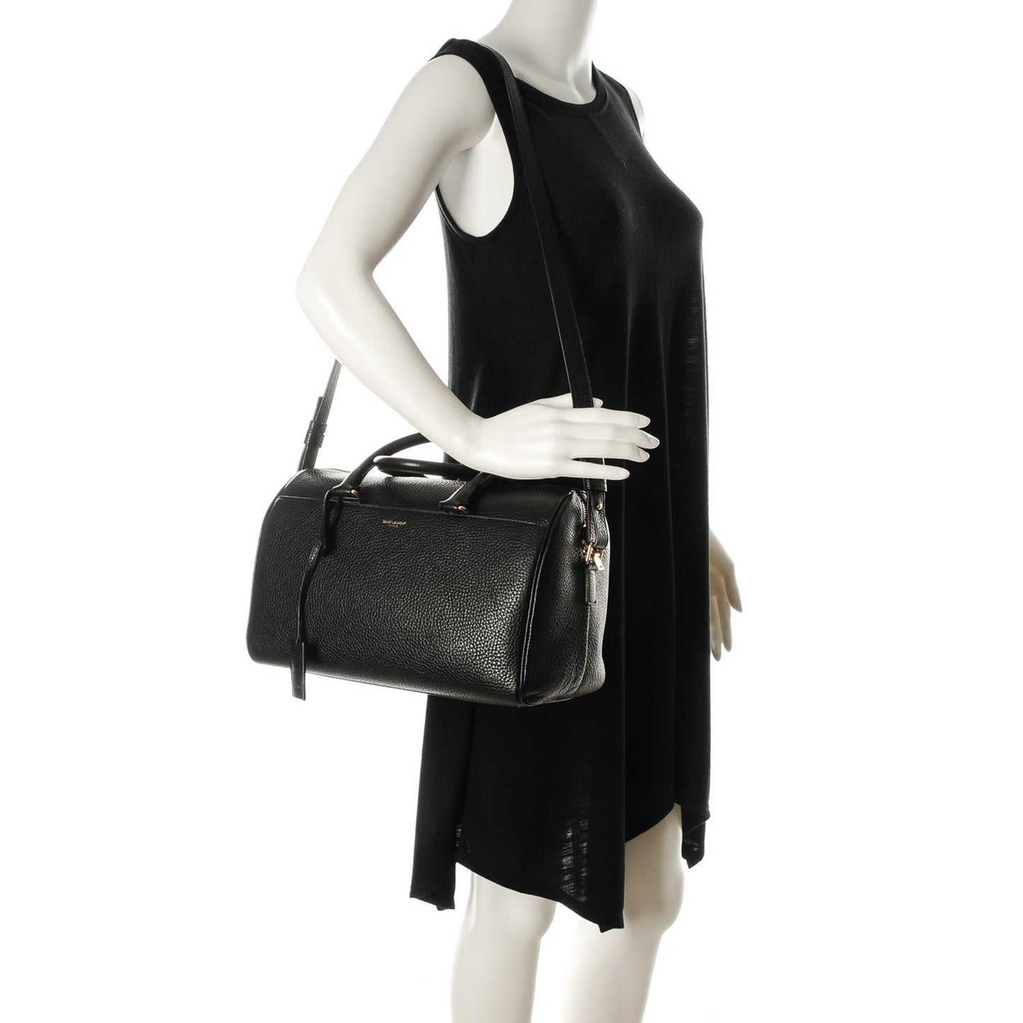 Grained Calfskin Classic Duffle 6 Black