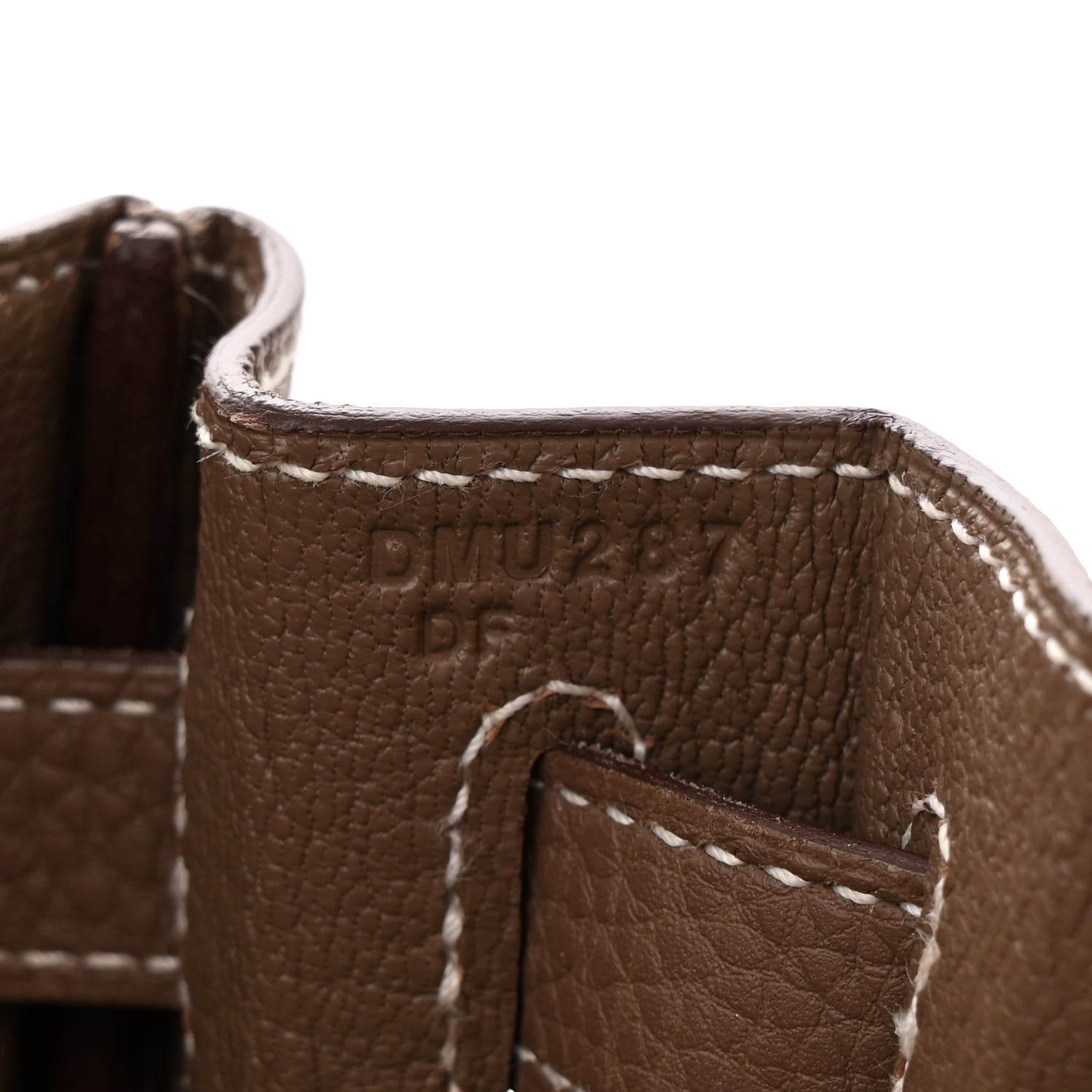Hermes Togo Kelly Retourne 28 Etoupe 7 of 10