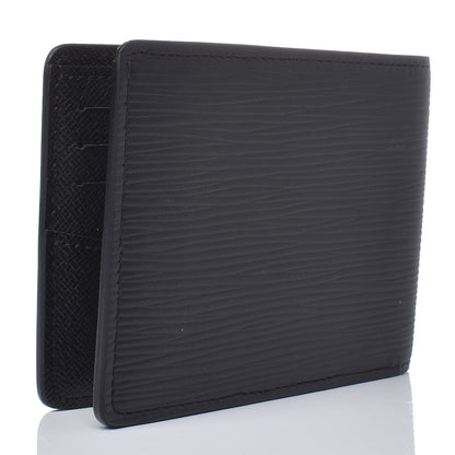 Louis Vuitton Epi Slender Wallet Black 3 of 7