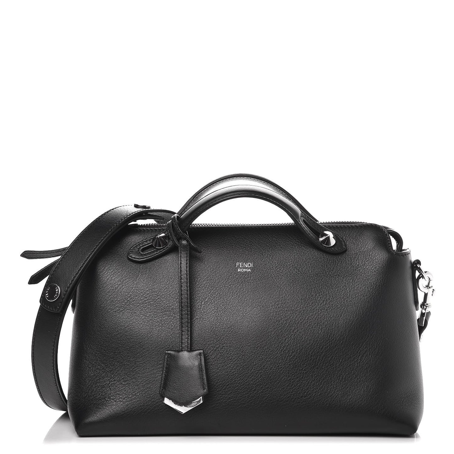 Vitello Dolce Medium By The Way Boston Bag Black