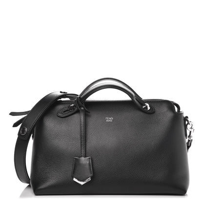 Fendi Vitello Dolce Medium By The Way Boston Bag Black 1 of 8
