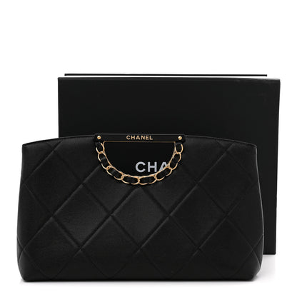Chanel Caviar Quilted A Real Catch Clutch Black 11 of 11