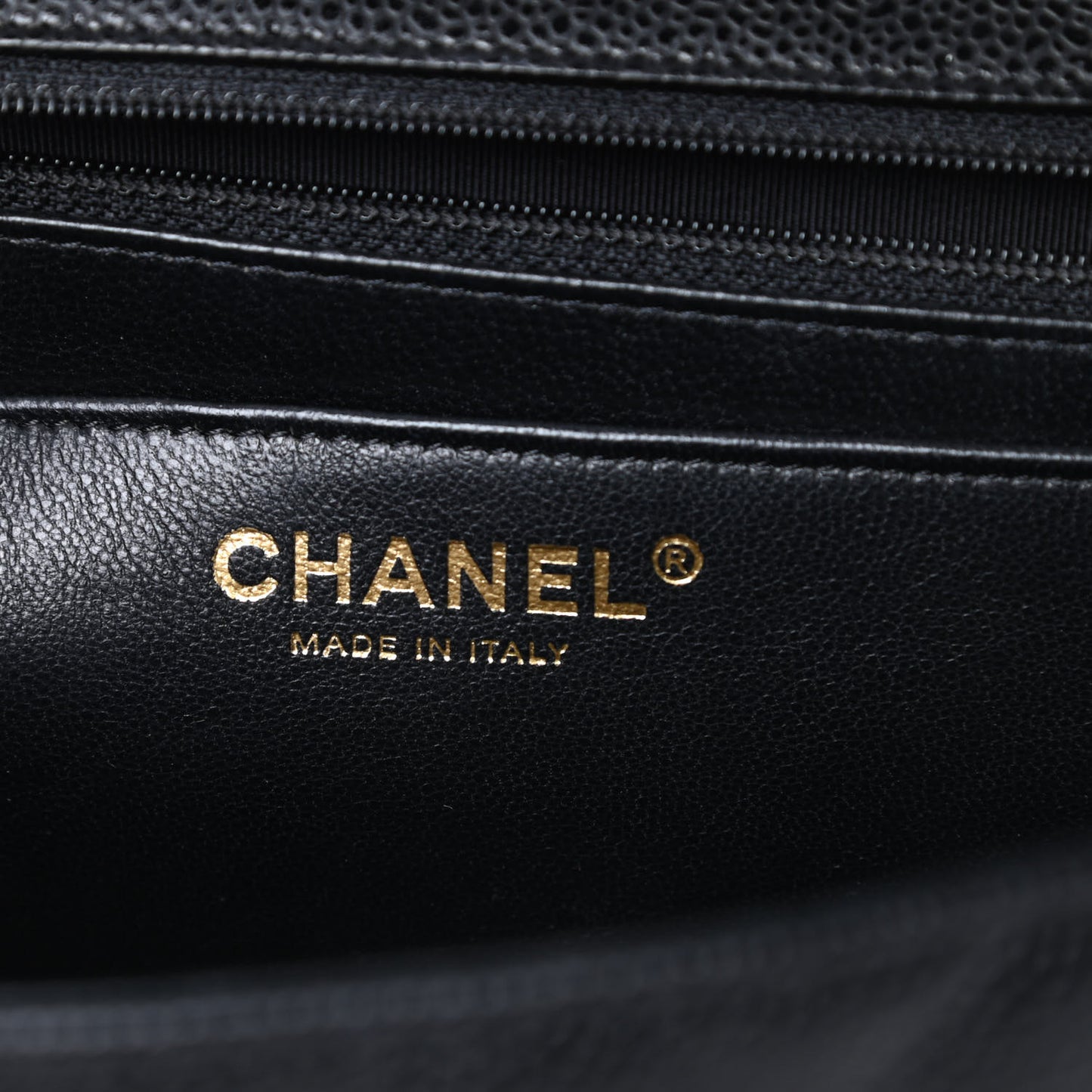 Caviar Quilted Jumbo Single Flap Black