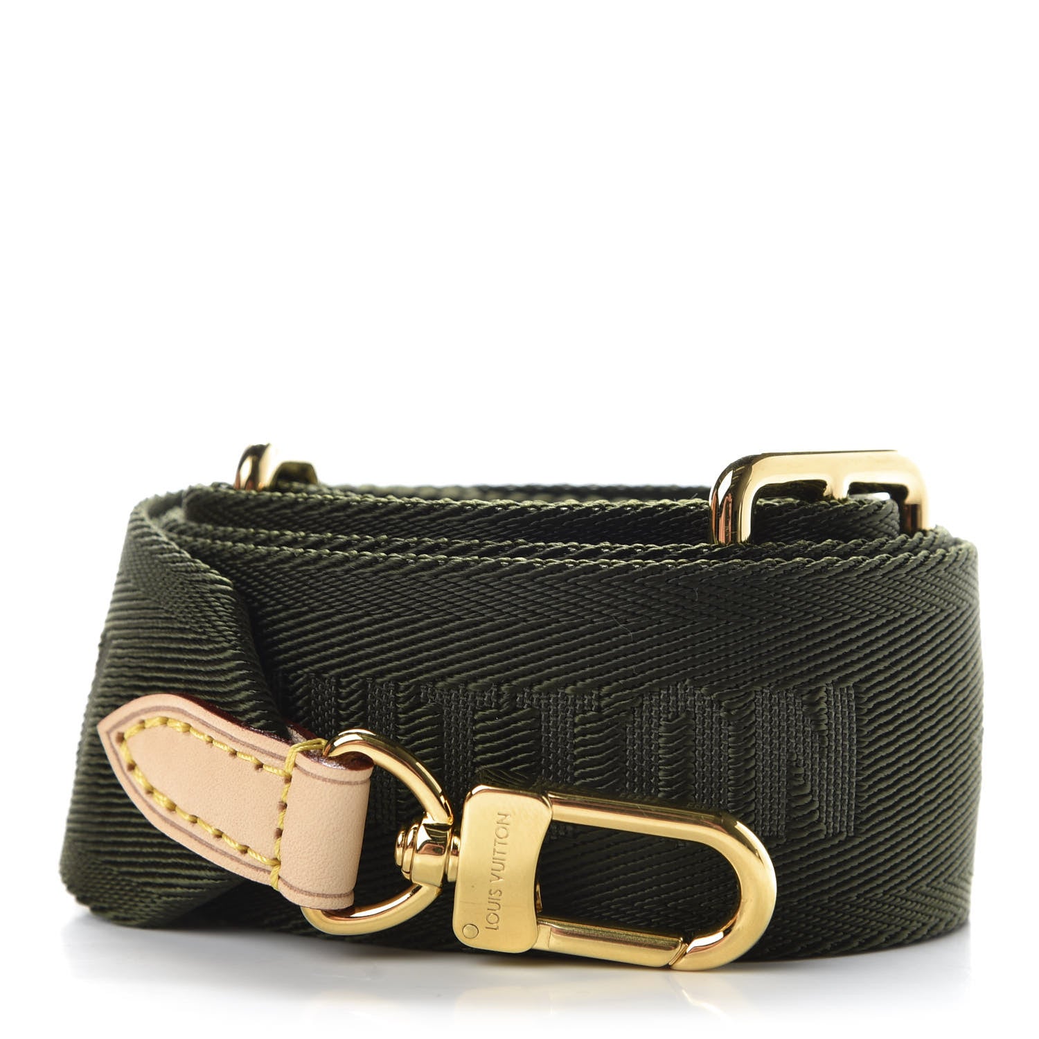 Louis Vuitton Nylon Monogram Strap with Coin Purse Kaki 2 of 8