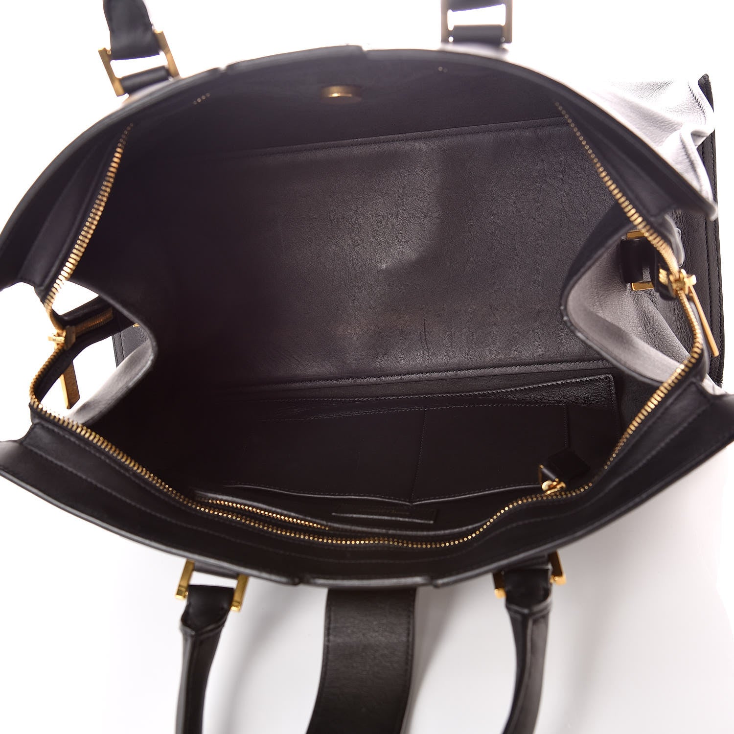Saint Laurent Calfskin Medium Classic Y Cabas Black 7 of 11