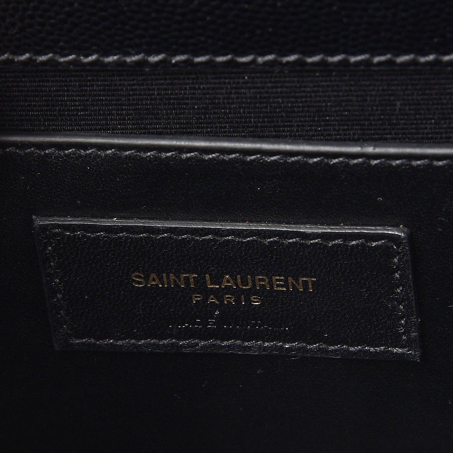 Grain De Poudre Classic Monogram Kate Clutch Black