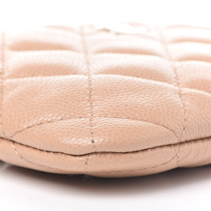 Chanel Caviar Quilted Small Cosmetic Case Beige 8 of 10