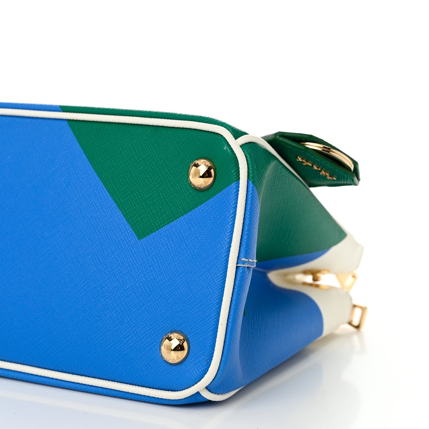 X ALEX DA CORTE Saffiano Special Edition Small Galleria Double Zip Tote Wave Mango