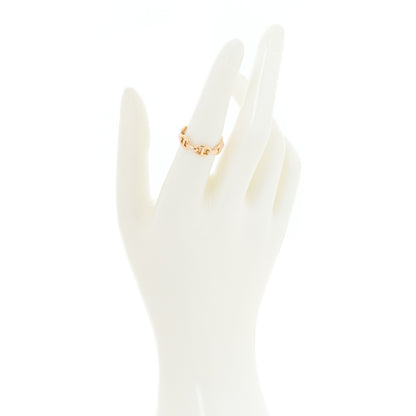 Hermes 18K Rose Gold PM Chaine d'Ancre Enchainee Ring 55 7.25 2 of 6