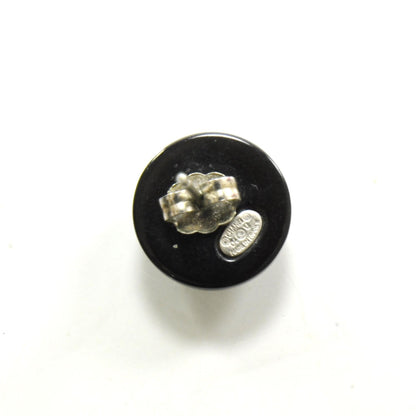 Chanel Crystal CC Button Earrings Black 5 of 5
