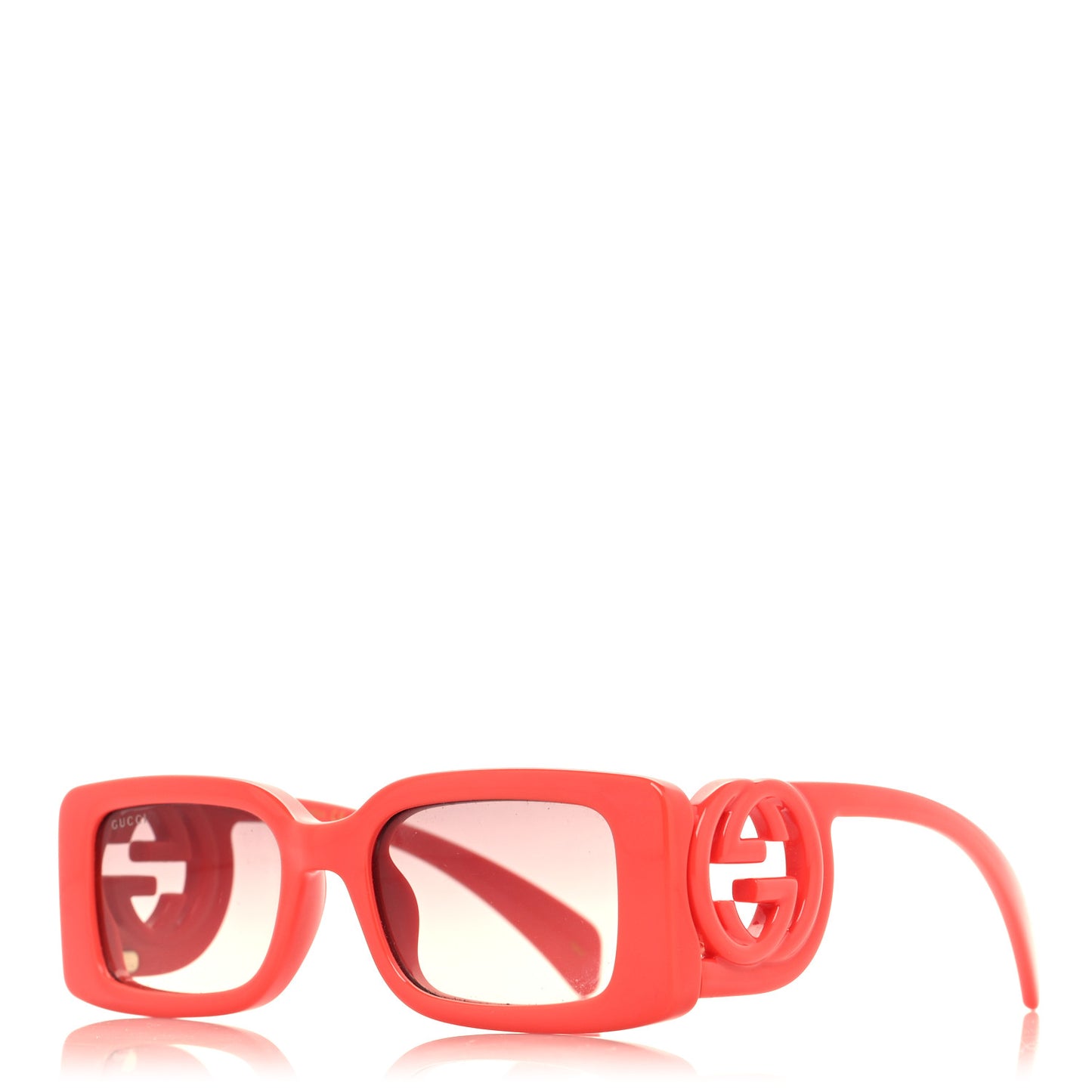 Acetate Chaise Rectangler Frame Sunglasses GG1325S Salmon Pink
