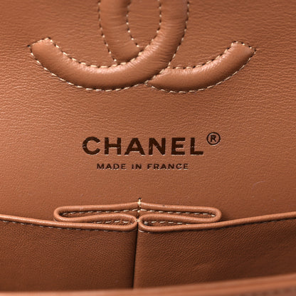 Chanel Lambskin Quilted Small Double Flap Brown 6 of 10
