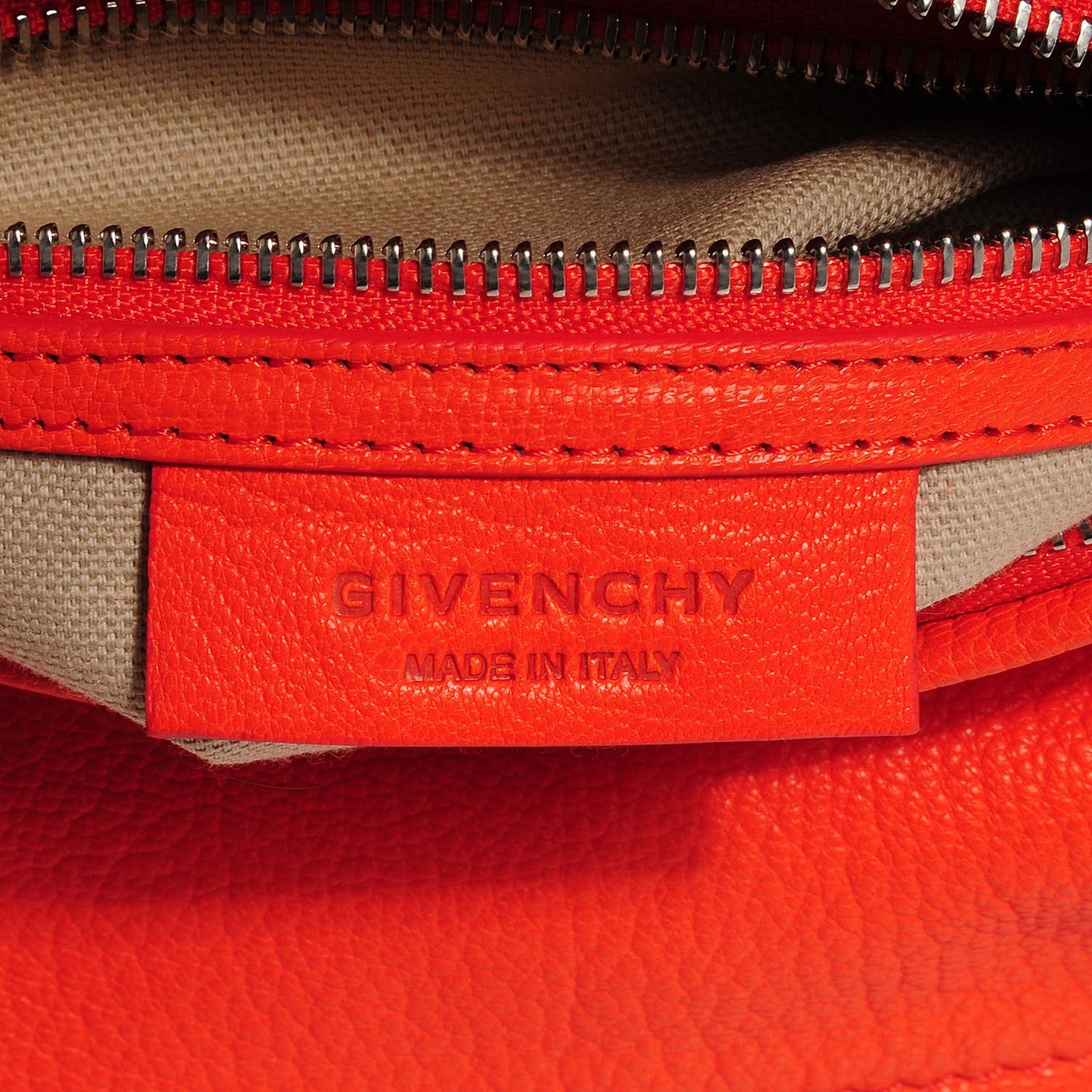 Sugar Goatskin Mini Pandora Bright Orange