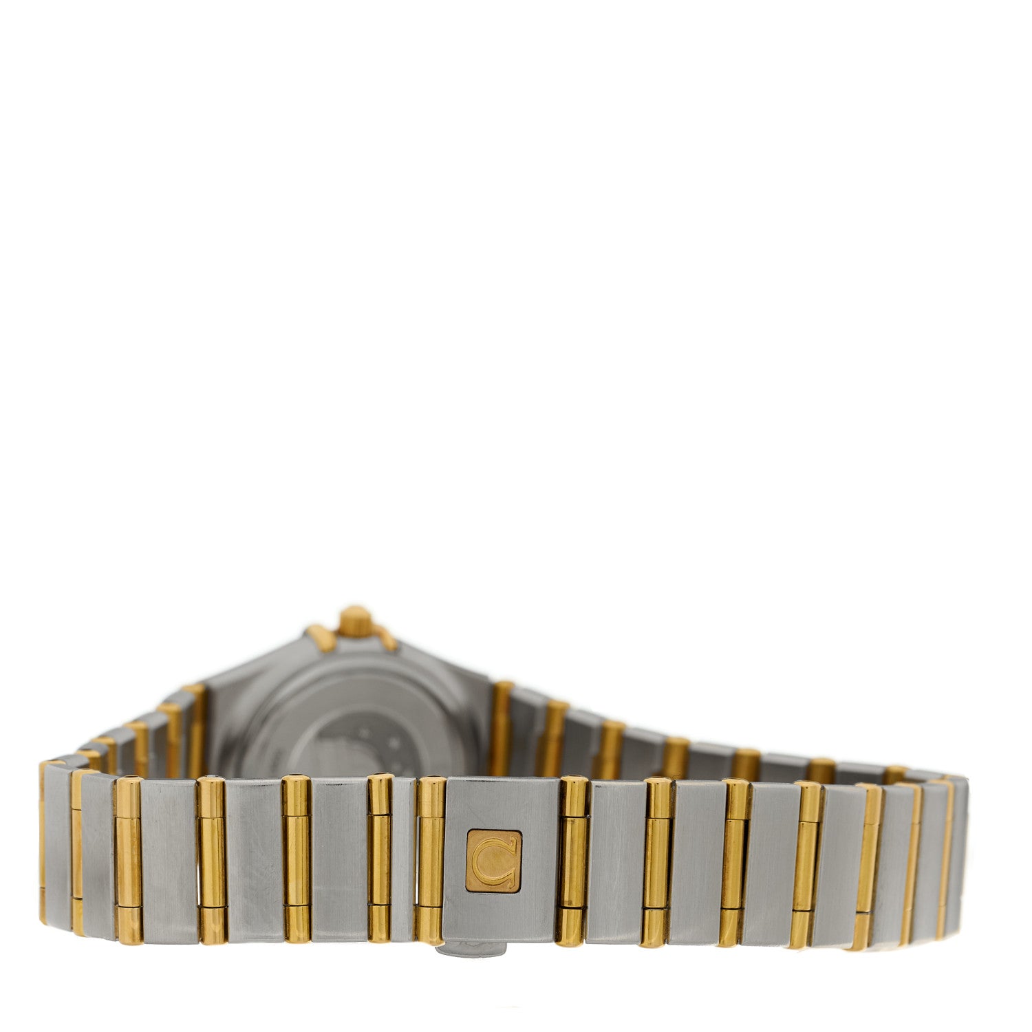 Omega Stainless Steel 18K Yellow Gold 22mm Constellation Quartz Watch White 1362.30 3 of 4