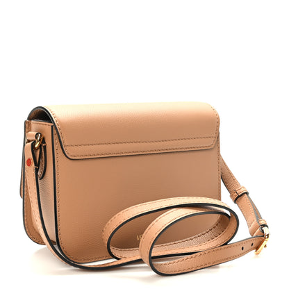 Versace Grained Calfskin La Medusa Flap Shoulder Bag Brown 3 of 8