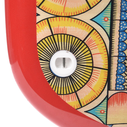Hermes Resin Savana Dance Surfboard Rouge Vif Jaune 8 of 12